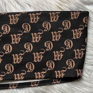 Missguided Monogram Tube Top Black and Gold Size 4